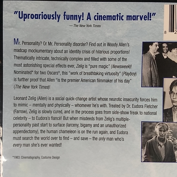 Zelig, Factory Sealed DVD - Picture 4 of 7